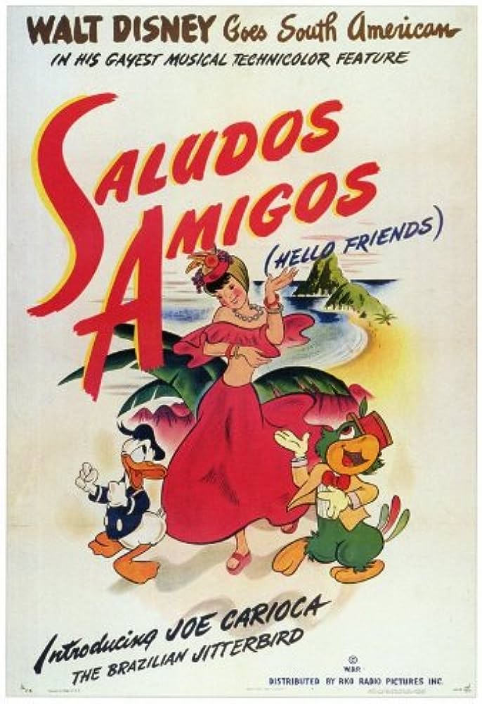 The poster for Saludos amigos